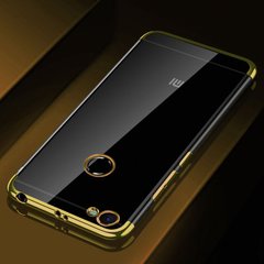 Чехол Frame для Xiaomi Redmi Note 5a / Note 5а Pro / 5A Prime 3/32 бампер силиконовый Gold