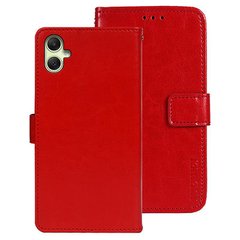 Чехол Idewei для Samsung Galaxy A05 / A055 книжка кожа PU с визитницей красный
