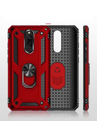 Чехол Shield для Xiaomi Redmi 8 Бампер противоударный Red