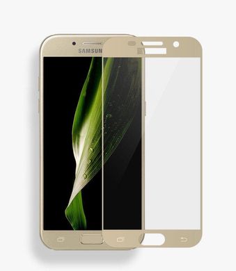 Захисне скло AVG для Samsung Galaxy A5 2017 / A520 повноекранне золоте