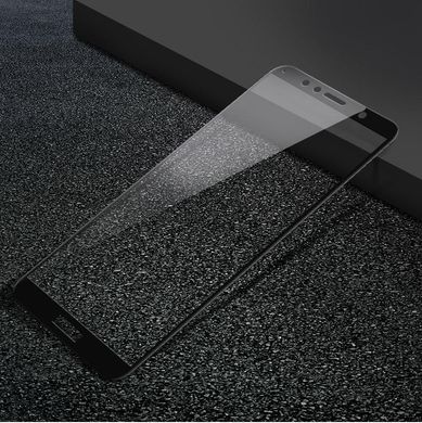 Защитное стекло AVG для Huawei Y6 2018 5.7" полноэкранное черное