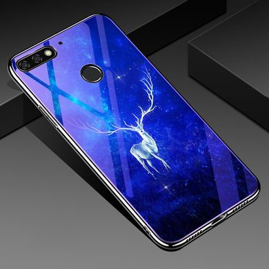 Чехол Glass-Case для Huawei Y6 Prime 2018 бампер оригинальный Deer