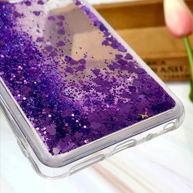 Чохол Glitter для Xiaomi Mi A2 Lite / Redmi 6 Pro Бампер Рідкий блиск Фіолетовий
