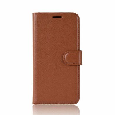Чехол IETP для Samsung Galaxy Note 10 Lite / N770 книжка кожа PU с визитницей коричневый
