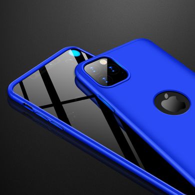 Чохол GKK 360 для Iphone 11 Pro Бампер оригінальний з вирізом Blue