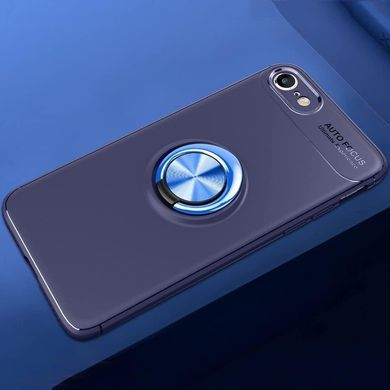 Чохол TPU Ring для Iphone 6 / 6s бампер оригінальний з кільцем Blue