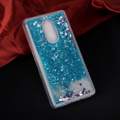 Чохол Glitter для Xiaomi Redmi Note 4x / Note 4 Global version Бампер рідкий блиск синій