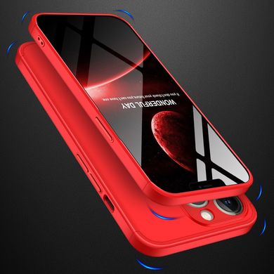 Чехол GKK 360 для Iphone 13 Pro Бампер противоударный Red