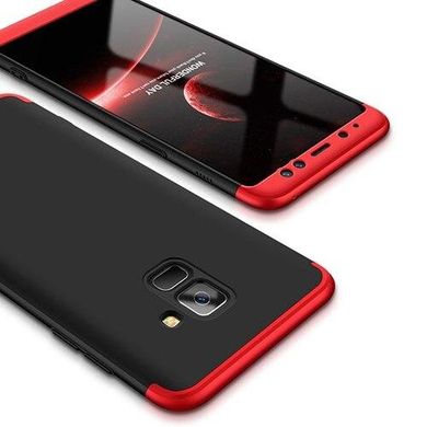 Чохол GKK 360 для Samsung A8 2018 / A530F бампер накладка Black-Red