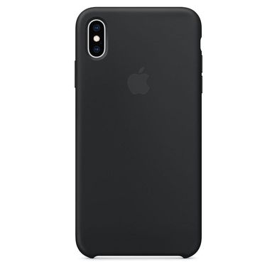 Чехол Silicone Сase для Iphone XS бампер накладка Black