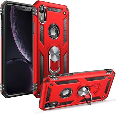 Чохол Shield для Iphone XR бампер протиударний з підставкою Red