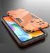 Чехол Bibercas Iron для Xiaomi Redmi 10C бампер противоударный с подставкой Orange