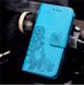 Чехол Clover для iPhone 5 / 5s / SE Книжка кожа PU голубой