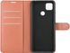 Чехол IETP для Xiaomi Redmi 10A книжка кожа PU с визитницей коричневый