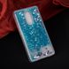 Чехол Glitter для Xiaomi Redmi Note 4x / Note 4 Global version Бампер жидкий блеск синий