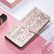 Чехол Embossed Cat and Dog для Xiaomi Redmi Note 10 Pro книжка кожа PU с визитницей розовое золото