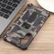 Чехол Military Shield для Samsung Galaxy A17 / A175 бампер противоударный с подставкой Khaki