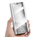 Чехол Mirror для Xiaomi Redmi 4X книжка зеркальный Clear View Silver