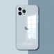 Чохол Color-Glass для Iphone 11 Pro Max бампер із захистом камер Sky Blue