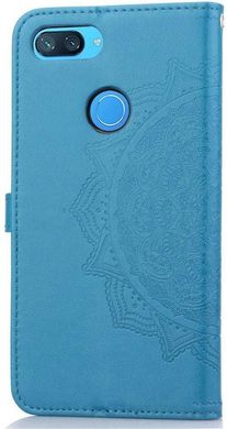 Чохол Vintage для Xiaomi Mi 8 Lite книжка шкіра PU блакитний
