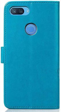 Чехол Clover для Xiaomi Mi 8 Lite Книжка кожа PU голубой