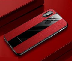 Чехол Line для Xiaomi Redmi Note 7 / Note 7 Pro бампер накладка Auto-Focus Красный