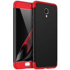 Чехол GKK 360 для Meizu M5 Note бампер оригинальный Black+Red
