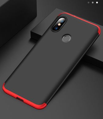 Чохол GKK 360 для Xiaomi Redmi Note 6 Pro бампер оригінальний Black-Red