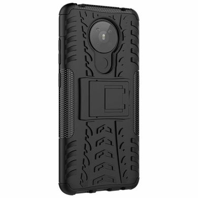 Чехол Armor для Nokia 5.3 бампер противоударный с подставкой Black