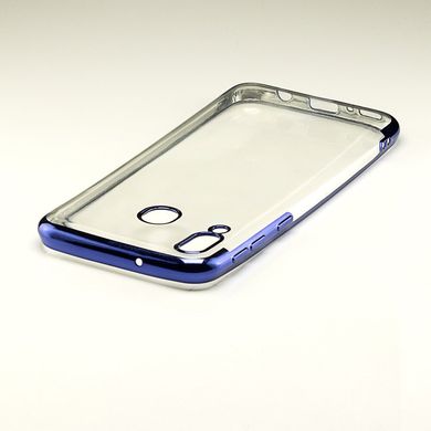 Чехол Frame для Samsung Galaxy M20 силиконовый бампер Blue