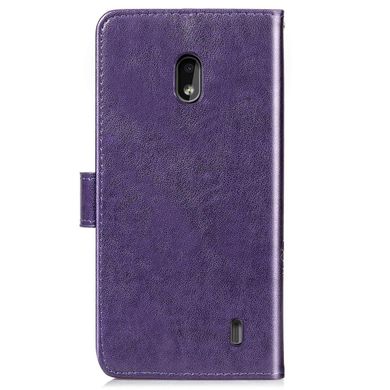 Чехол Clover для Nokia 2.2 книжка с визитницей кожа PU фиолетовый