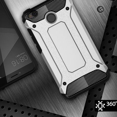 Чохол Guard для Xiaomi Redmi 4X Бампер броньований Silver