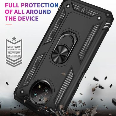 Чехол Shield для Xiaomi Redmi Note 9T бампер противоударный Black
