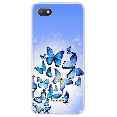 Чохол Print для Xiaomi Redmi 6A силіконовий бампер Butterflies Blue