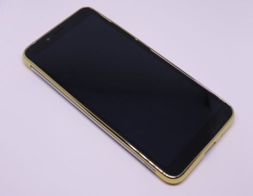 Чехол Frame для Xiaomi Redmi 6A силиконовый бампер Gold