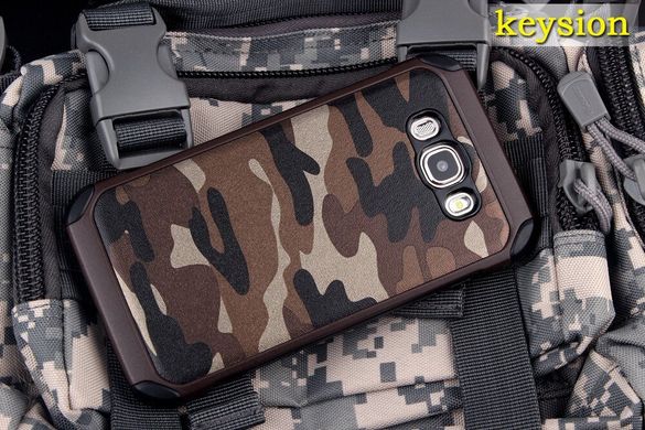 Чехол Military для Samsung J7 2016 / J710 бампер оригинальный Brown