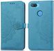 Чехол Vintage для Xiaomi Mi 8 Lite книжка кожа PU голубой