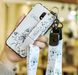 Чехол Lanyard для Samsung Galaxy J7 2017 / J730 бампер с ремешком White