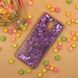 Чохол Glitter для Meizu M3 Note Бампер Рідкий блиск фіолетовий
