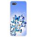 Чехол Print для Xiaomi Redmi 6A силиконовый бампер Butterflies Blue