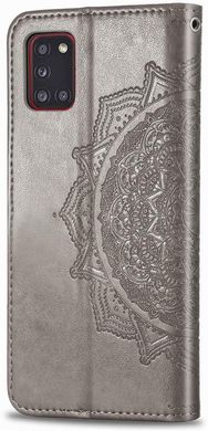 Чехол Vintage для Samsung Galaxy A31 2020 / A315F книжка кожа PU серый