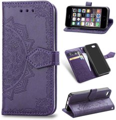 Чехол Vintage для Iphone 6 Plus / 6s Plus книжка кожа PU фиолетовый