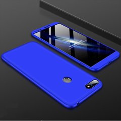 Чехол GKK 360 для Huawei Y7 2018 / Y7 Prime 2018 (5.99") бампер накладка оригинальный Blue