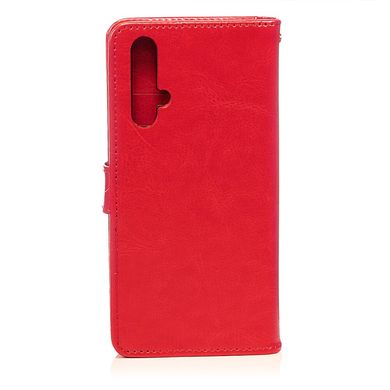 Чехол Idewei для Huawei Nova 5T книжка кожа PU красный