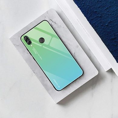 Чехол Gradient для Huawei P Smart 2019 / HRY-LX1 Бампер Green-Blue