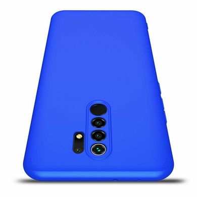 Чехол GKK 360 для Xiaomi Redmi 9 бампер противоударный Blue