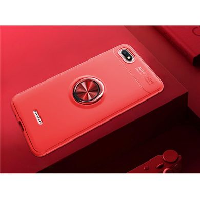 Чохол TPU Ring для Xiaomi Redmi 6A бампер оригінальний з кільцем Red