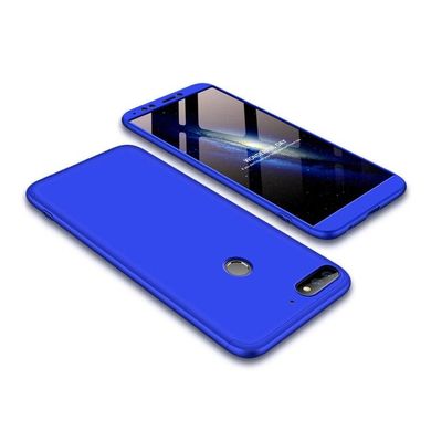 Чехол GKK 360 для Huawei Y7 2018 / Y7 Prime 2018 (5.99") бампер накладка оригинальный Blue