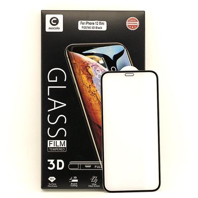 Защитное 3D стекло MOCOLO для Iphone 12 Mini черное