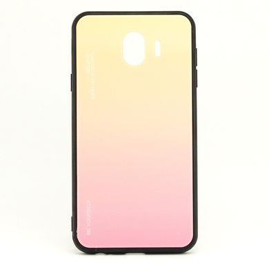 Чехол Gradient для Samsung J4 2018 / J400 бампер накладка Beige-Pink